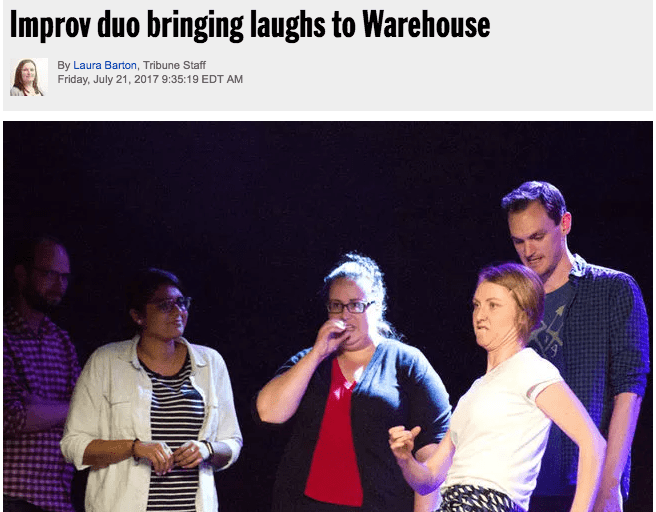 Brie Watson and Dina Senior produce improv comedy show at Warehouse in St. Catharines